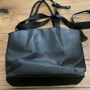 Lululemon Black Go Wild Large Tote Utility Bag